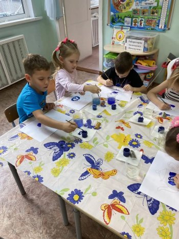 Гжельская роспись 